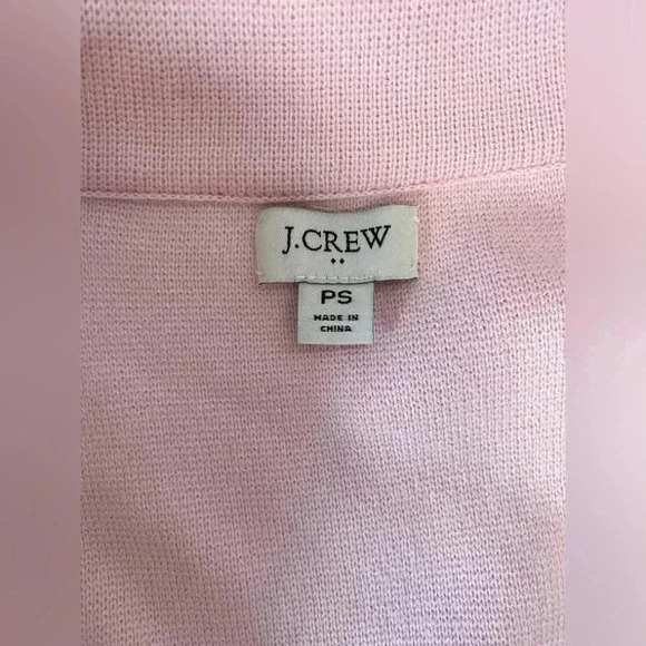 J. Crew Schoolboy Soft Pink Sweater Blazer Size Petite Small - Picture 8 of 10